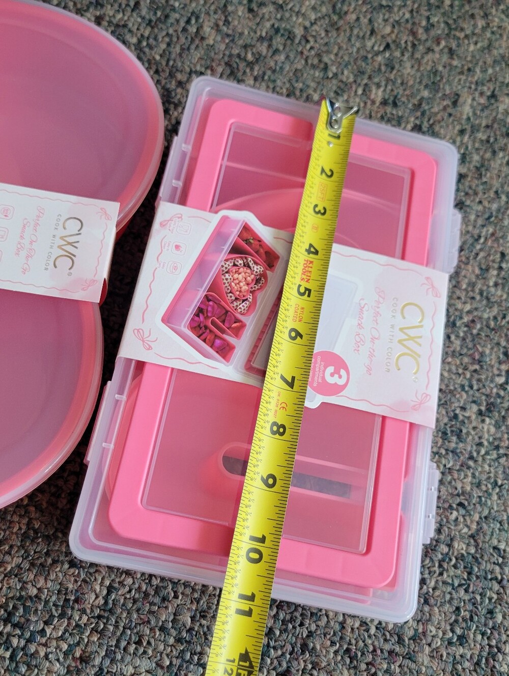 CWC Pink Heart-Shaped and Rectangular Food Storage Set - Picture 11 of 12